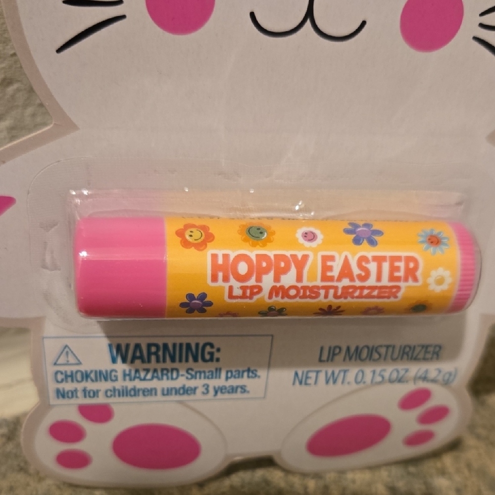 Hoppy Easter Lip Moisturizer - Pink and Yellow New - Picture 2 of 2